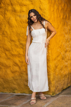 VESTIDO SIRENIA BEIGE